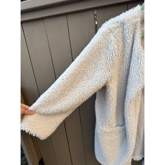 White Furry Democracy Jacket - Picture 2 of 11